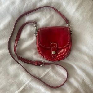 Dooney & Bourke | Red Crossbody Patent Leather Mini Purse